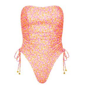 Kulani Kinis Cheeky One Piece Swimsuit - Sherbet Shimmer - Large